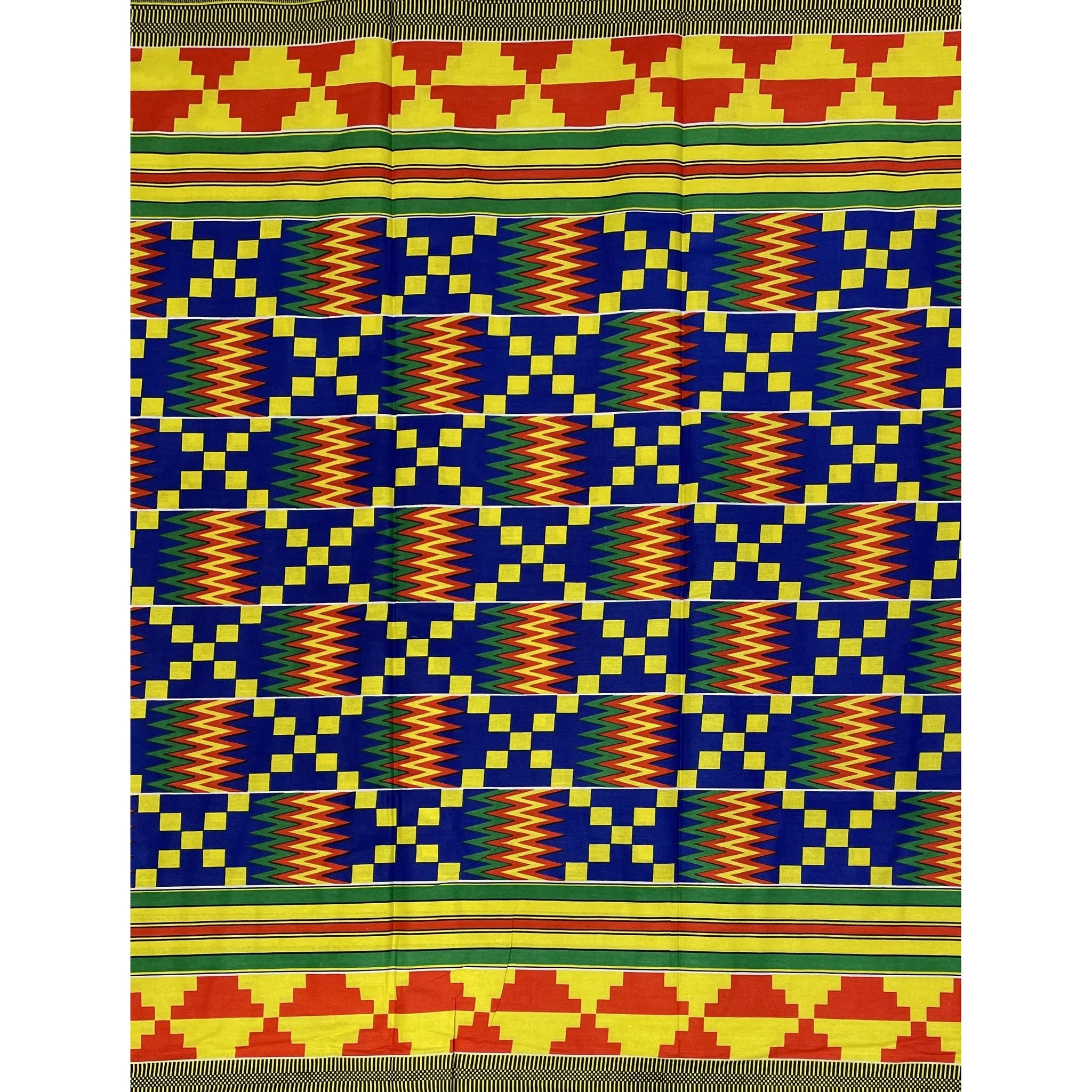 Tessuto per perizoma africano in cera - Coupon 2 iarde 100% cotone - KENTE / KINTE / KITA