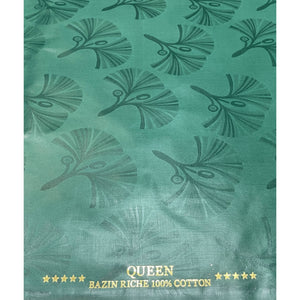 Bazin Riche Vert - 100% coton